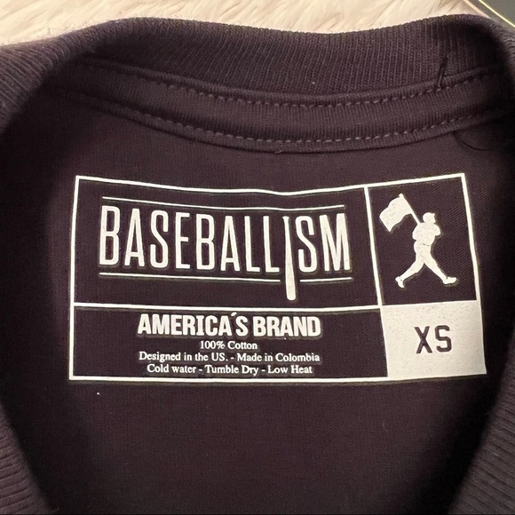 Baseballism “42” tee 2021 woman’s short sleeve shirt NWT size XS - Picture 3 of 9